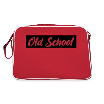 Old School - Retro Bag - red/white - Back