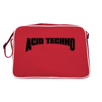 Acid Techno - Sac Retro - rouge/blanc - Dos
