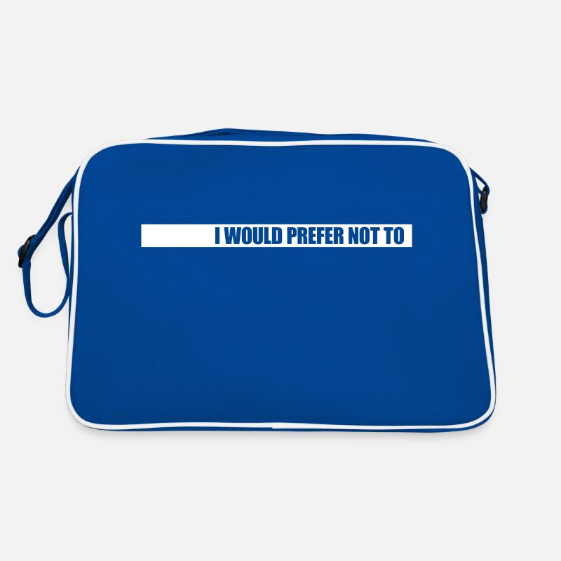 Je préfère ne pas Sac Retro