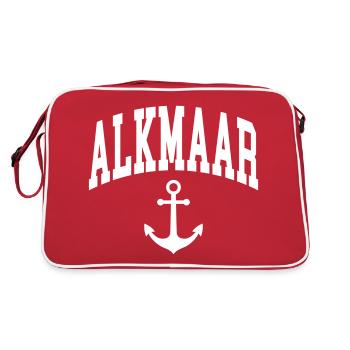 Alkmaar - Sac Retro - rouge/blanc - Dos