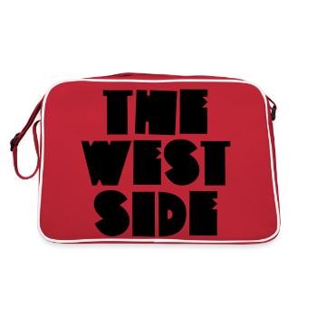 Le côté ouest - Sac Retro - rouge/blanc - Dos