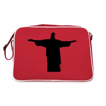 christ jesus - Sac Retro - rouge/blanc - Dos