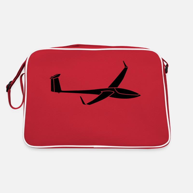 DG800 - Retro Tasche - Rot/Weiß