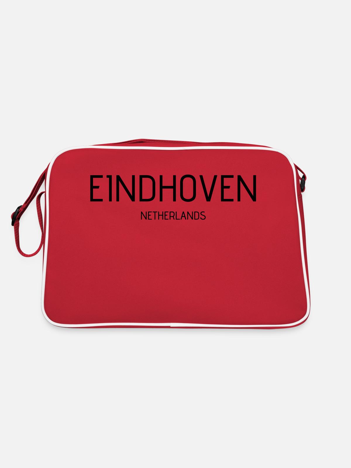 eindhoven - Retro Bag - red/white - Back