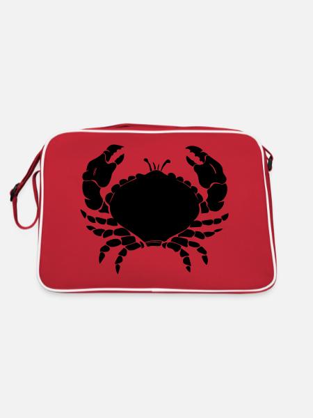 crab - Sac Retro - rouge/blanc - Dos