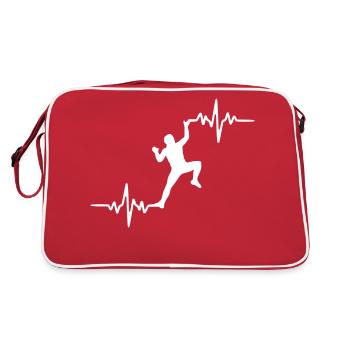 Passion pour l’escalade - Sac Retro - rouge/blanc - Dos