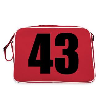 43 - Retro Bag - red/white - Back