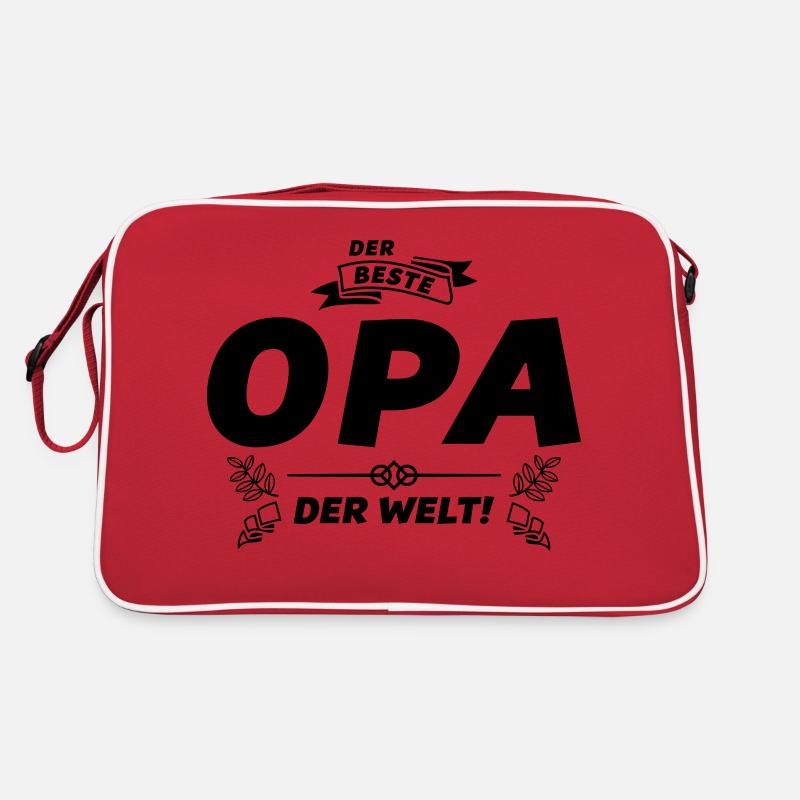 opa der beste der welt design Retro Tasche
