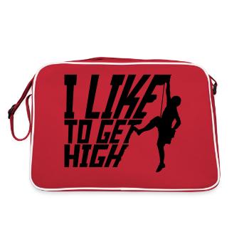 like to get high - Retro Bag - red/white - Back