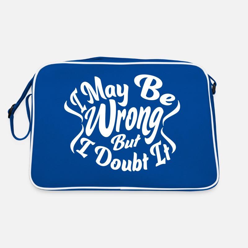 I may be wrong Retro Tasche