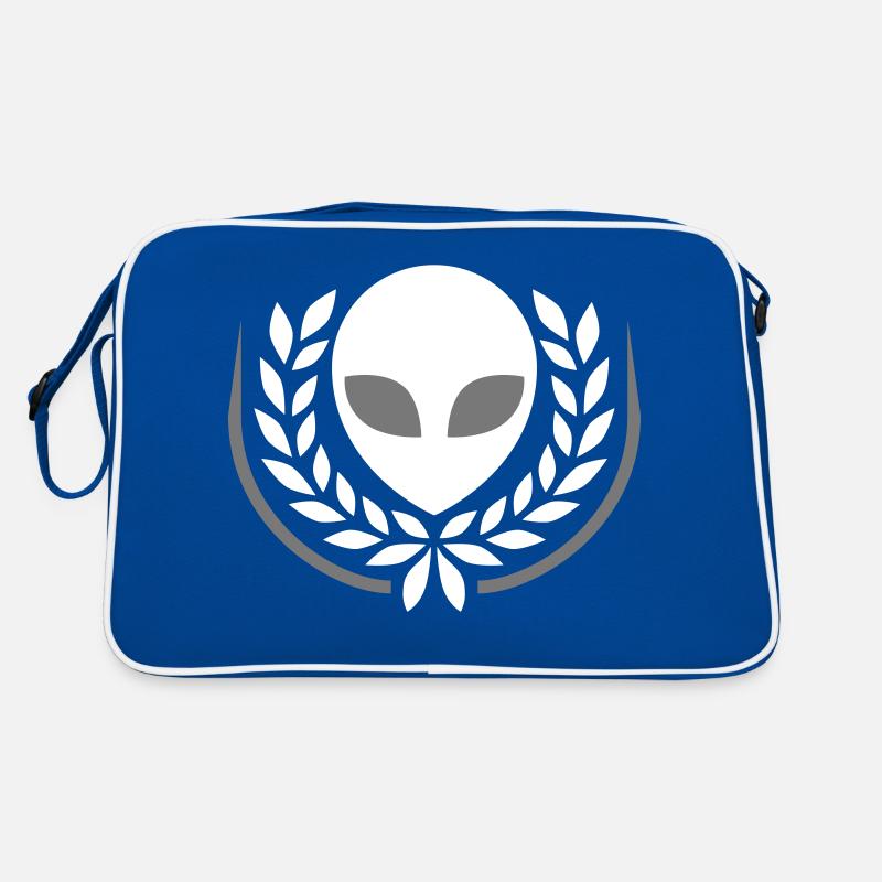 Emblème de couronne de laurier extraterrestre Sac Retro