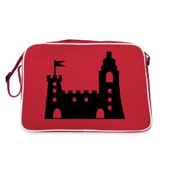 castle - Retro Bag - red/white - Back