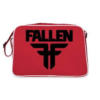 gefallen - Retro Tasche - Rot/Weiß - Hinten