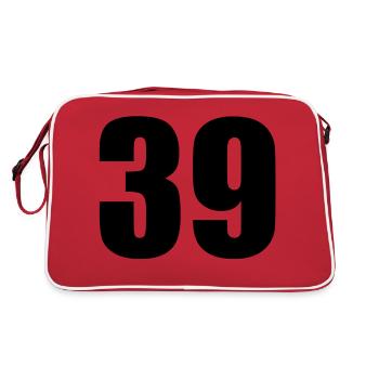 39 - Retro Bag - red/white - Back