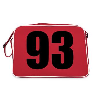 93 - Retro Bag - red/white - Back