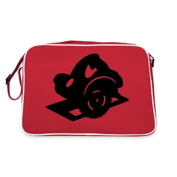 Vu l'ombre - 1 vecteur de couleur - Sac Retro - rouge/blanc - Dos
