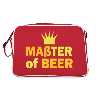 maß bier - Retro Tasche - Rot/Weiß - Hinten