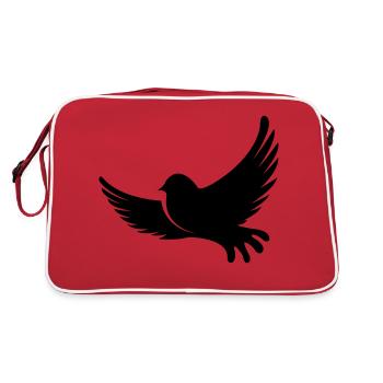 vogel - Sac Retro - rouge/blanc - Dos
