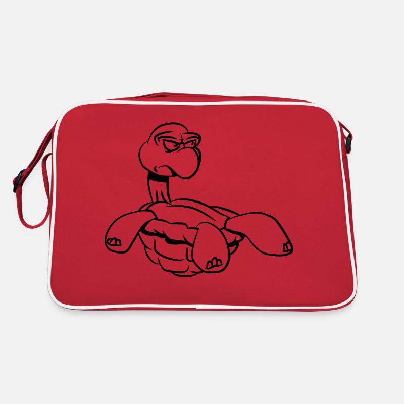 Turtle funny cute kids Retro Bag