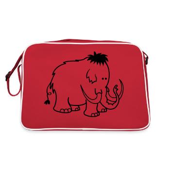 mammut_01 - Sac Retro - rouge/blanc - Dos