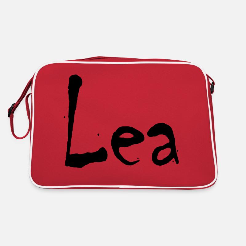 lea - Retro Tasche - Rot/Weiß