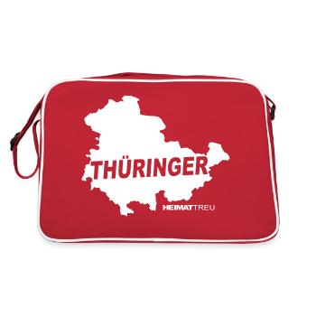 Thüringer Treue - Retro Tasche - Rot/Weiß - Hinten