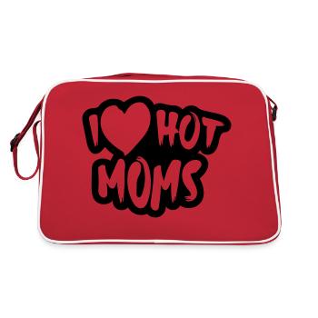 J'aime les mamans sexy - Sac Retro - rouge/blanc - Dos