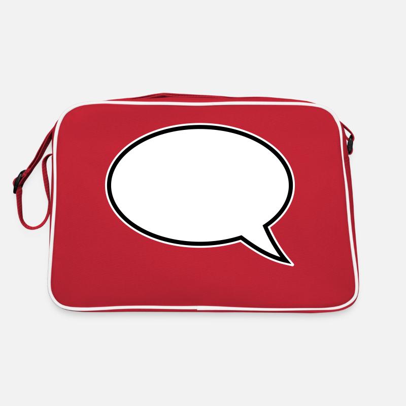 Conception de bulles de dialogue Sac Retro