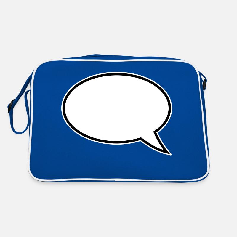 Sprechblase Design Retro Tasche