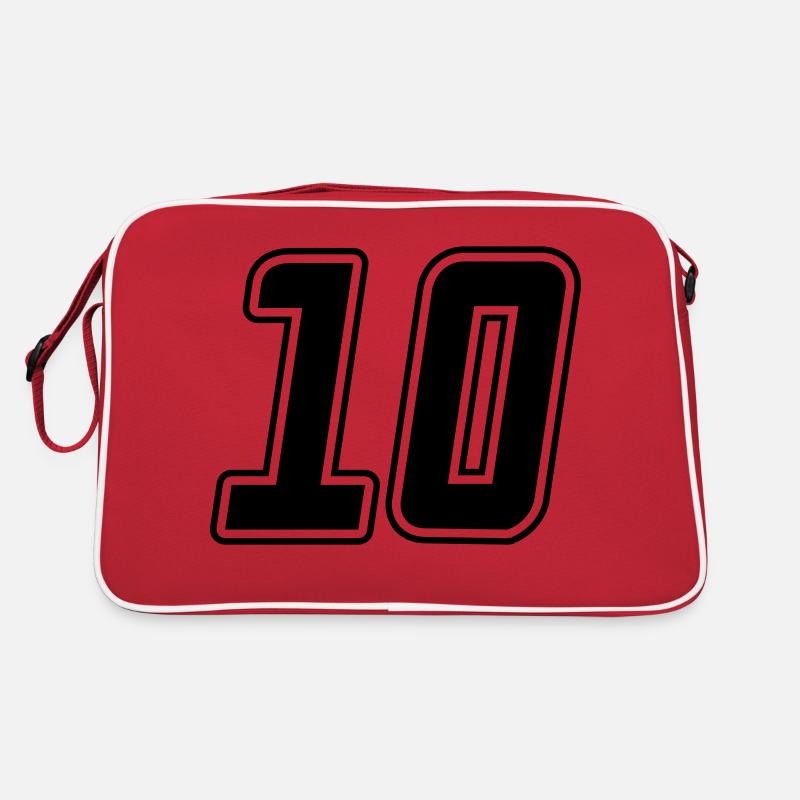 Startnummer 10 Retro Tasche
