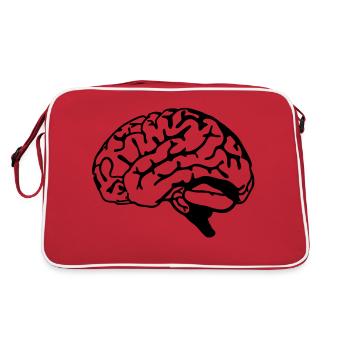 encéphale - Sac Retro - rouge/blanc - Dos
