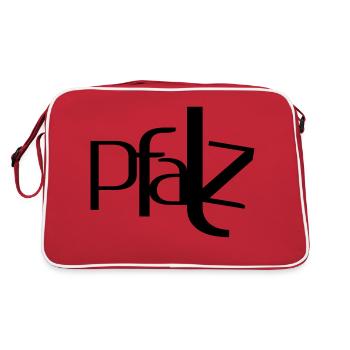 pfalz - Retro Tasche - Rot/Weiß - Hinten