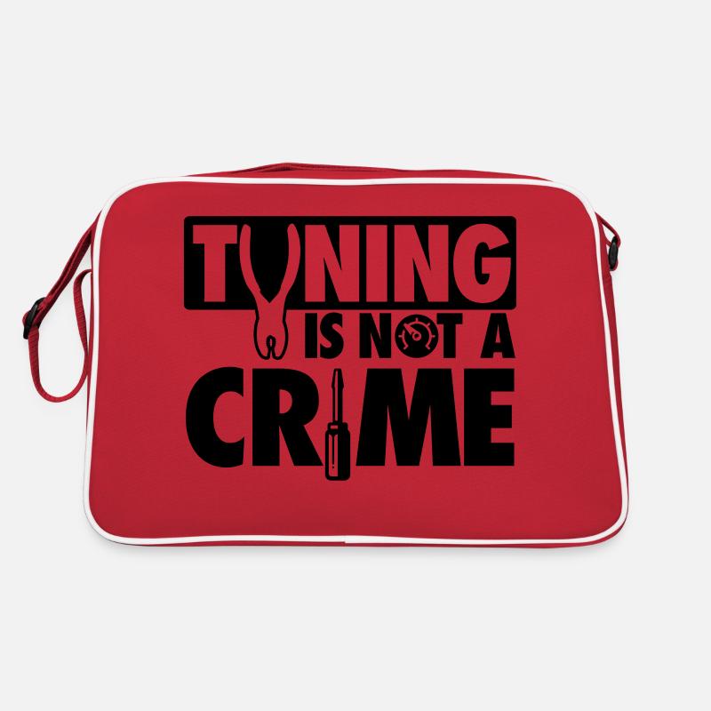 Tuning is not a crime Retro Tasche