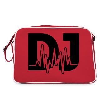 dj - Retro Bag - red/white - Back