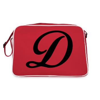 D - Retro Bag - red/white - Back