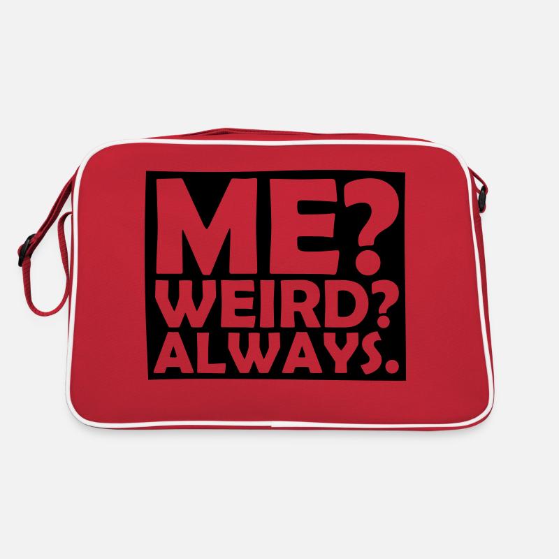 Me Weird Always Retro Tasche