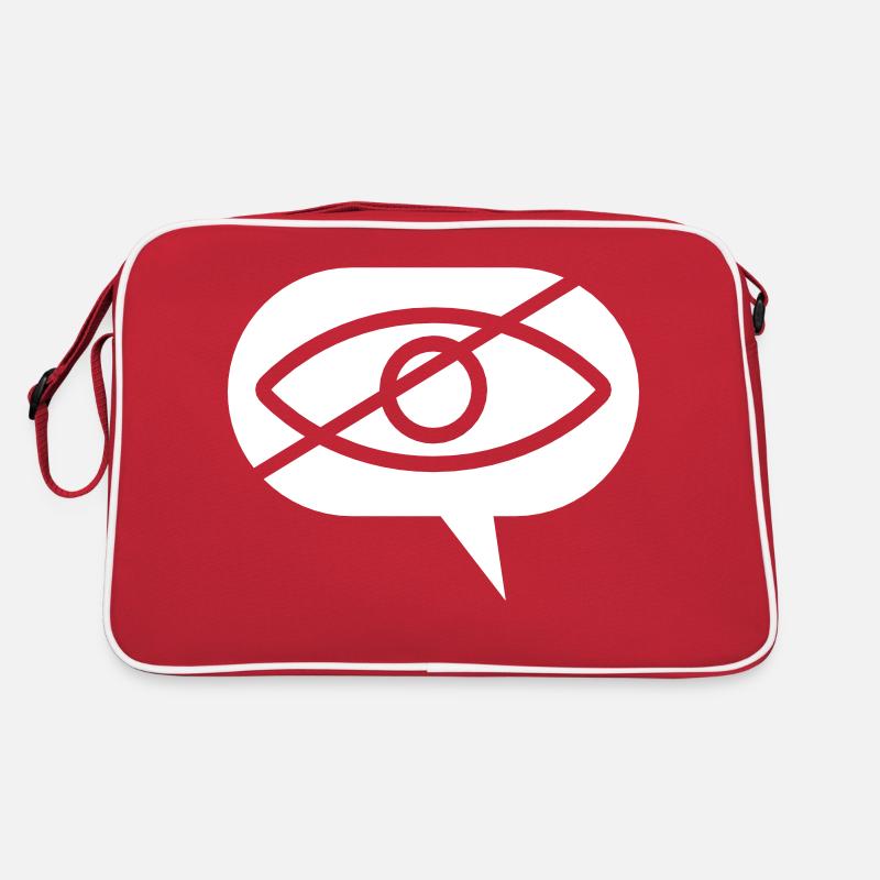 Interdit de regarder la bulle oculaire Sac Retro