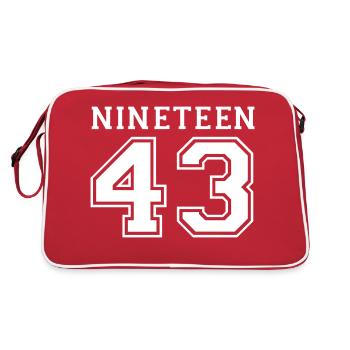 1943 - Retro Bag - red/white - Back