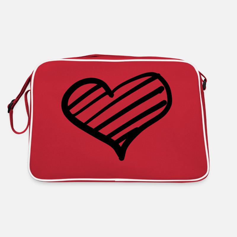 Hearts 1 Retro Tasche