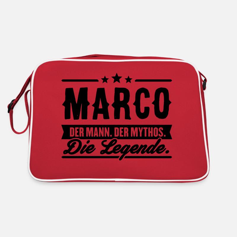Mann Mythos Legende Marco Retro Tasche