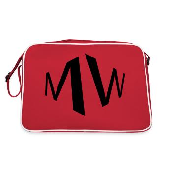 mw - Sac Retro - rouge/blanc - Dos