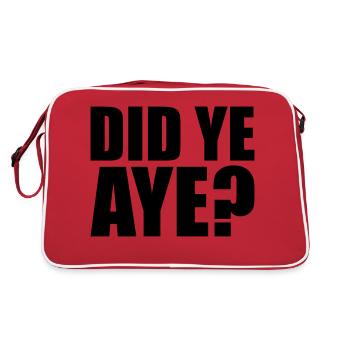 did ye aye - Sac Retro - rouge/blanc - Dos