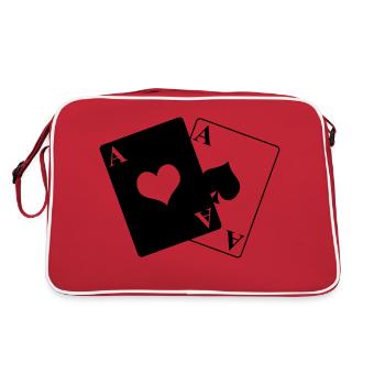 Pair of ace - Retro Bag - red/white - Back