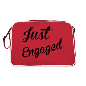 Just Engaged - Retro Bag - red/white - Back