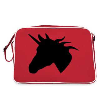 Embrassez l’enchantement des licornes - Sac Retro - rouge/blanc - Dos