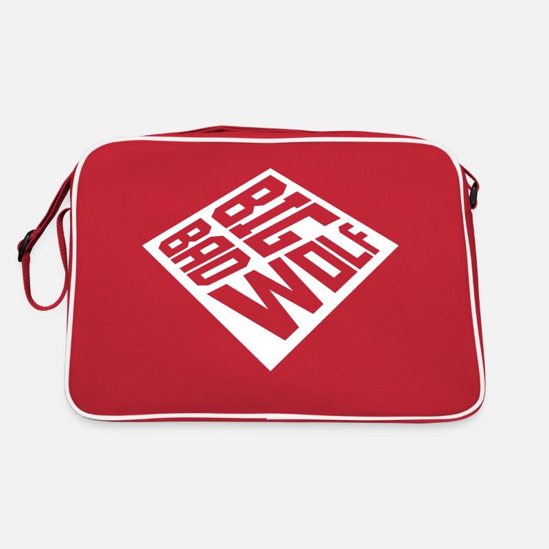 big bad wolf Zitat Retro Tasche