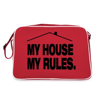 ma maison mes règles - Sac Retro - rouge/blanc - Dos