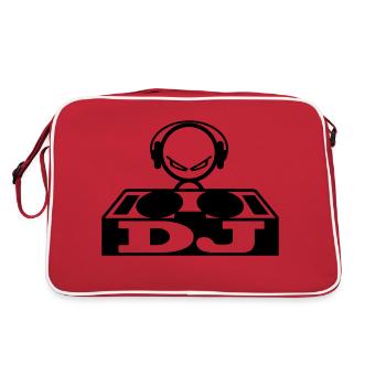 DJ - Retro Bag - red/white - Back