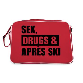 Sex Drugs Apres Ski - Sac Retro - rouge/blanc - Dos