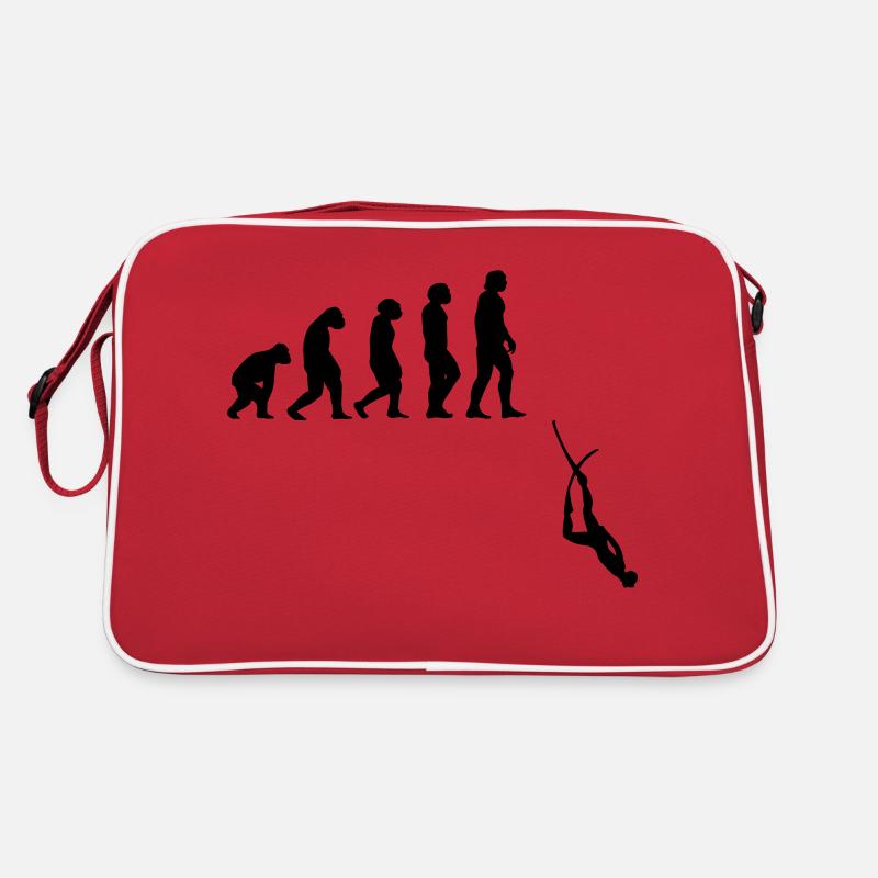 Evolution Apnoe Tauchen Retro Tasche
